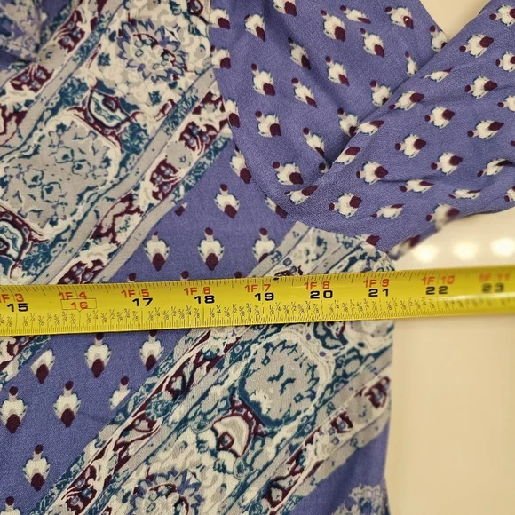 Free People Magic Mystery Tunic Bell Sleeve Top S - Picture 10 of 10